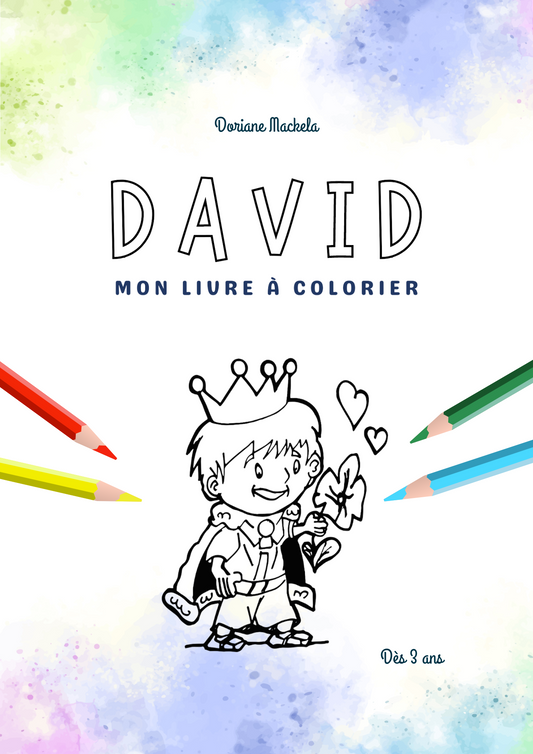 David, mon livre à colorier